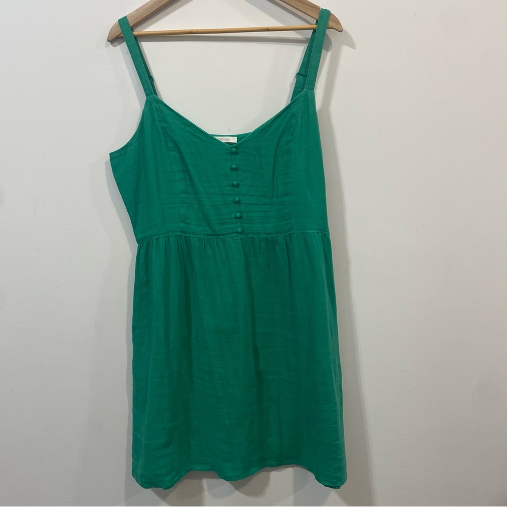 Cynthia Rowley Emerald Green Mini Sundress